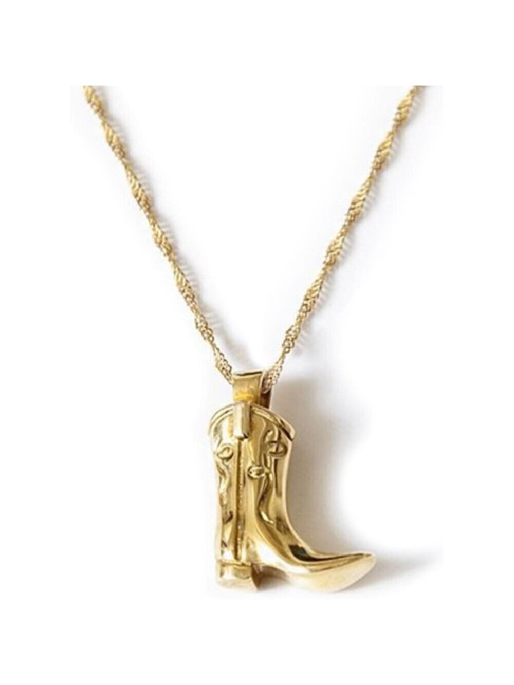 YANCHUN Necklace for Women Gold Charm Cowgirl Hat & Boots for Country Outfits